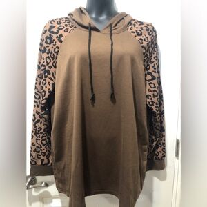 New! Leopard Hoodie